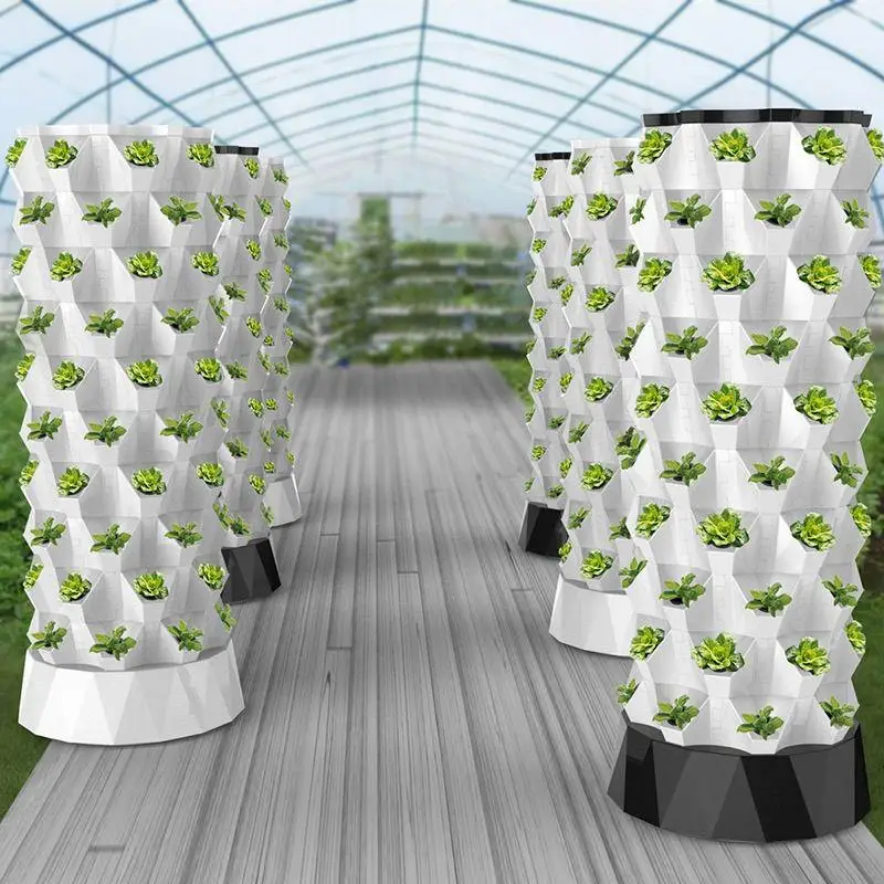 Hydroponic Tower - Tour de culture hydroponique verticale, pot