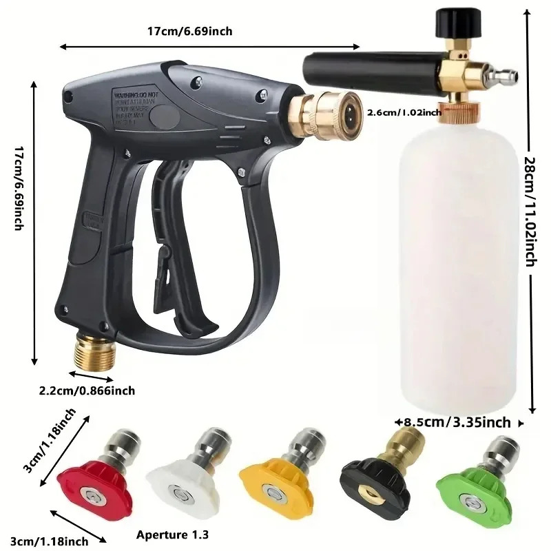 Smart Garden Kit - Pistolet à eau de nettoyage haute