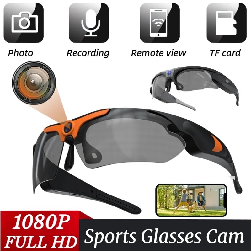 Garden Camera - Mini caméra lunettes de soleil Full