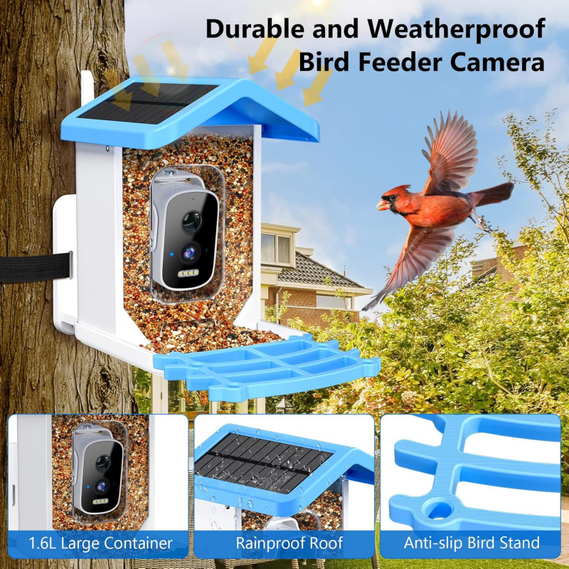 Mangeoire à oiseaux intelligen - Garden Camera avis et prix